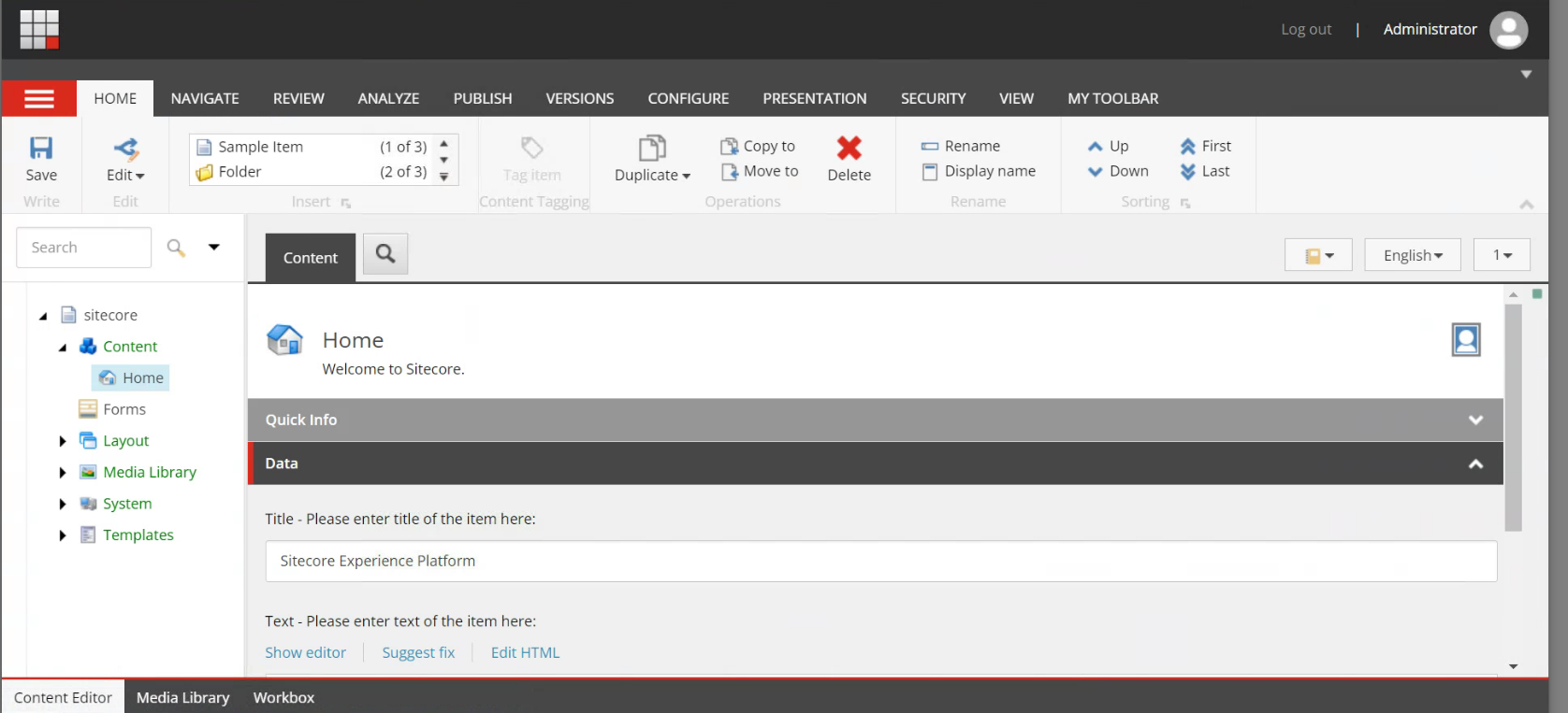SitecoreContentEditor